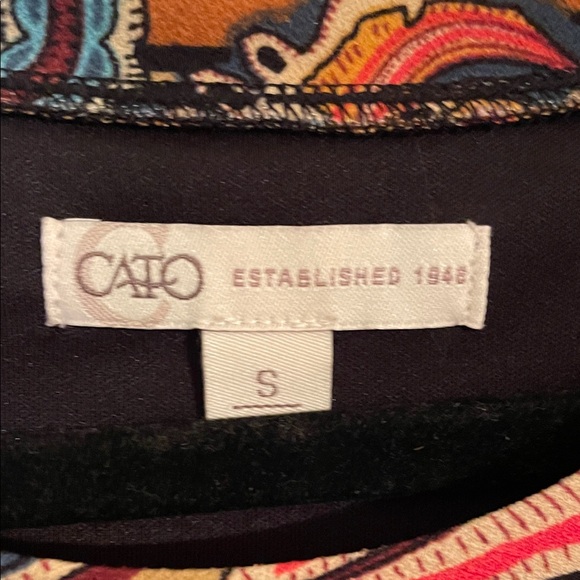 Cato Multicolor Paisley 3/4 Sleeve Dress - Picture 2 of 3